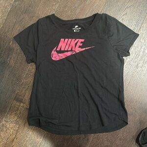 Black and Pink Nike T Shirt